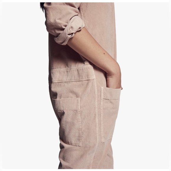 Corduroy Jumper by James Perse Los Angeles gorpcore Ultra Fine Mocha Mousse NWT - Picture 3 of 14